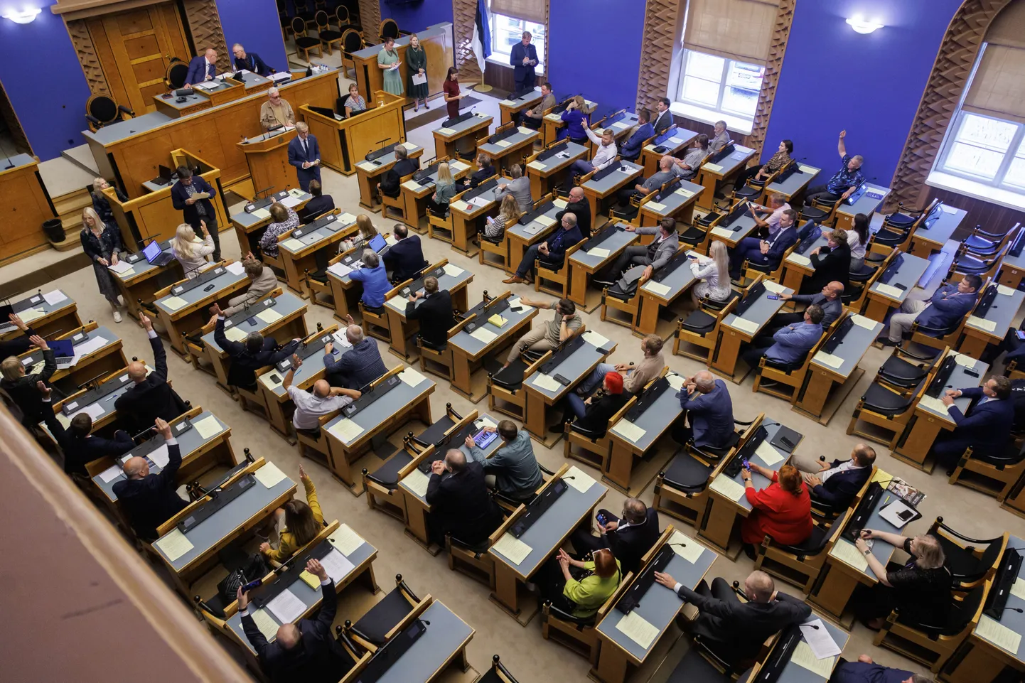 Riigikogu istung.