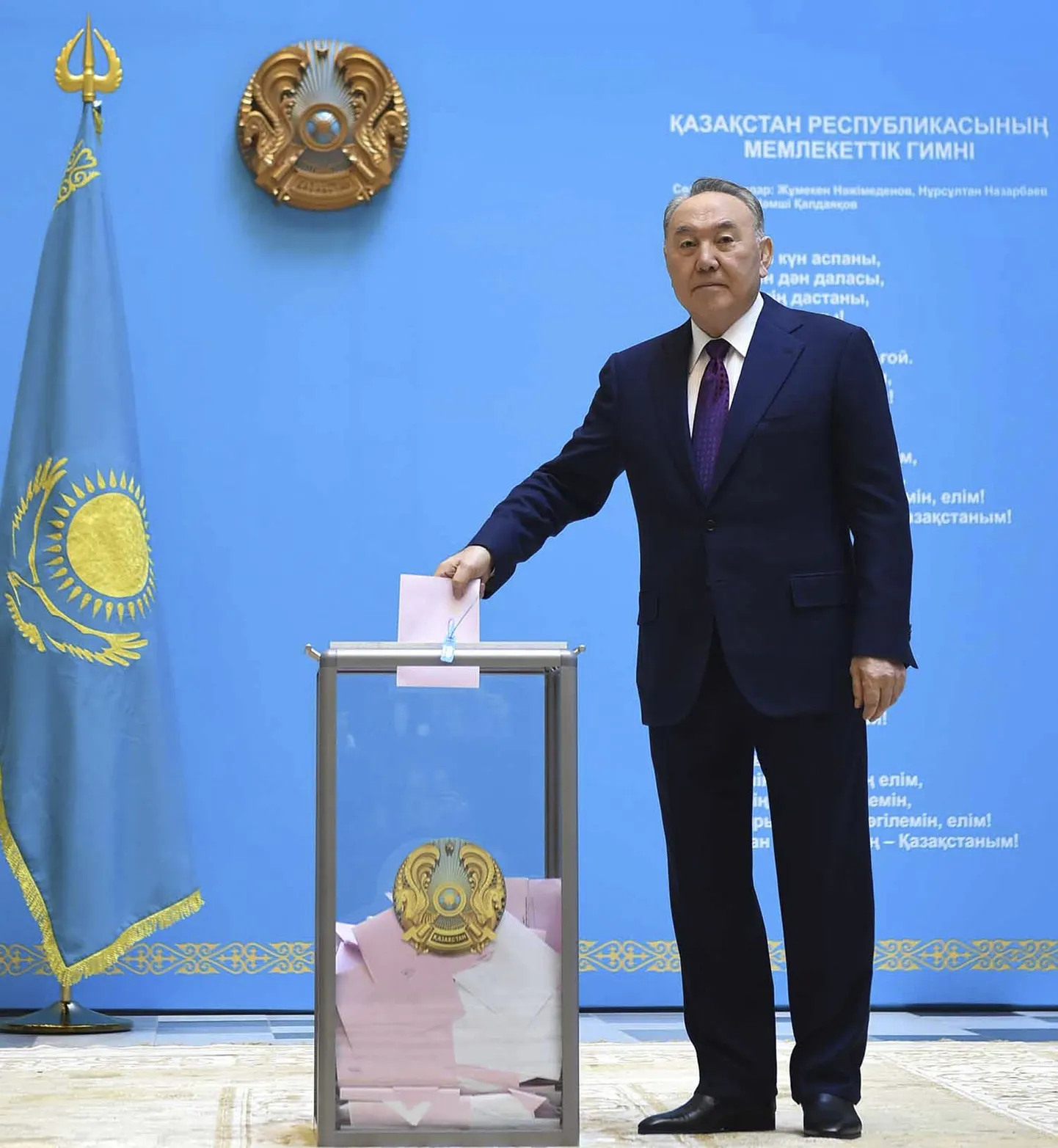 Kasahstani president Nursultan Nazarbajev.