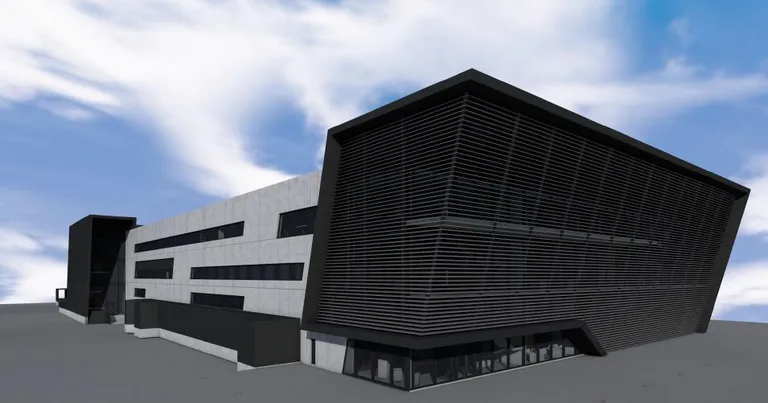 3D pilt hoonest.
