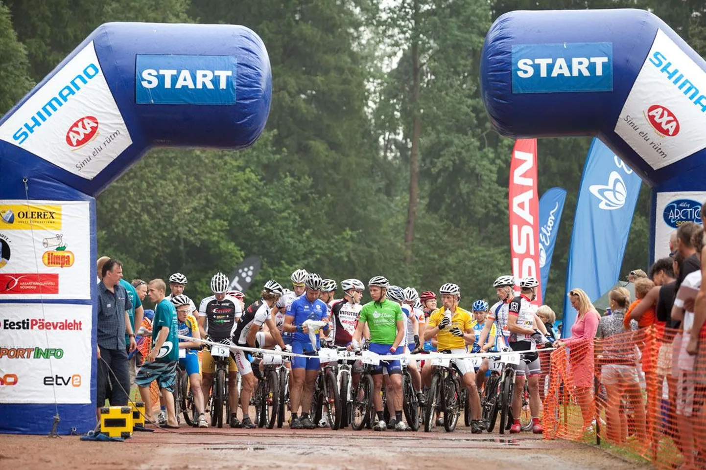 Rakke rattamaratoni start.
