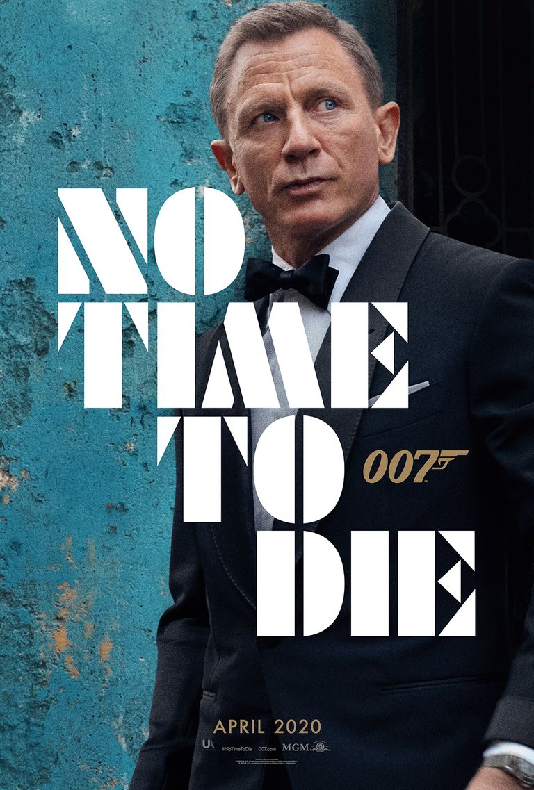 Uue Bondi-filmi «No Time To Die» reklaamplakat