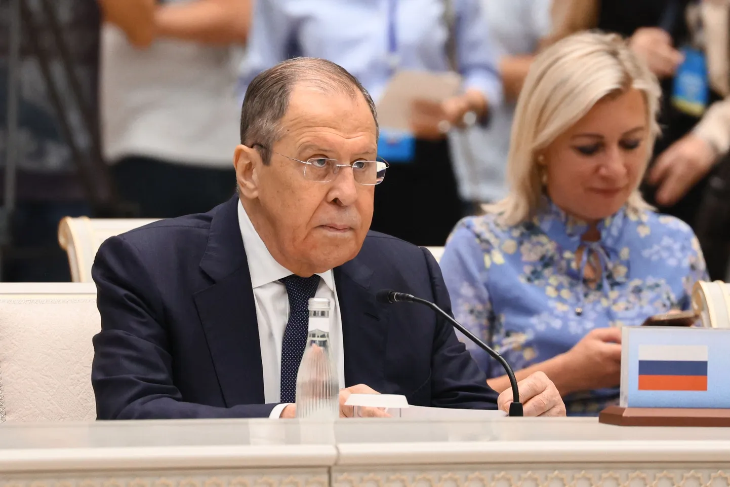 Venemaa välisminister Sergei Lavrov Taškendis.