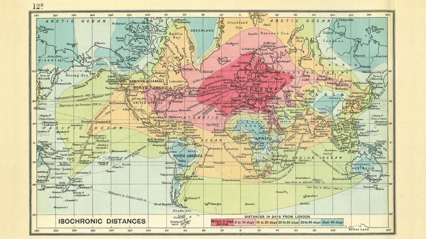 Kaart majandusgeograafia atlasest.