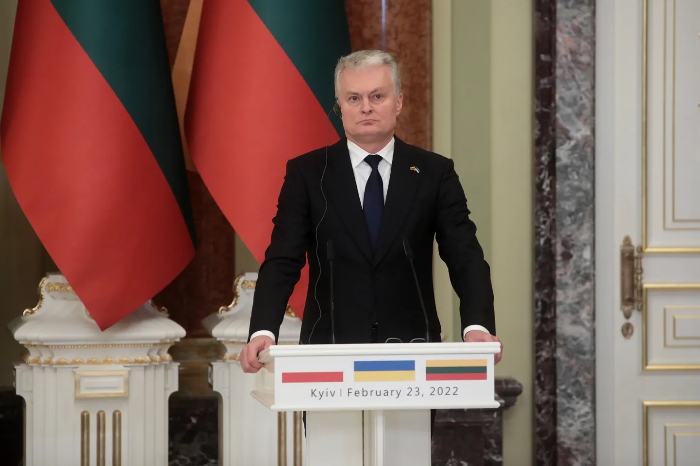 Leedu president Gitanas Nausėda.
