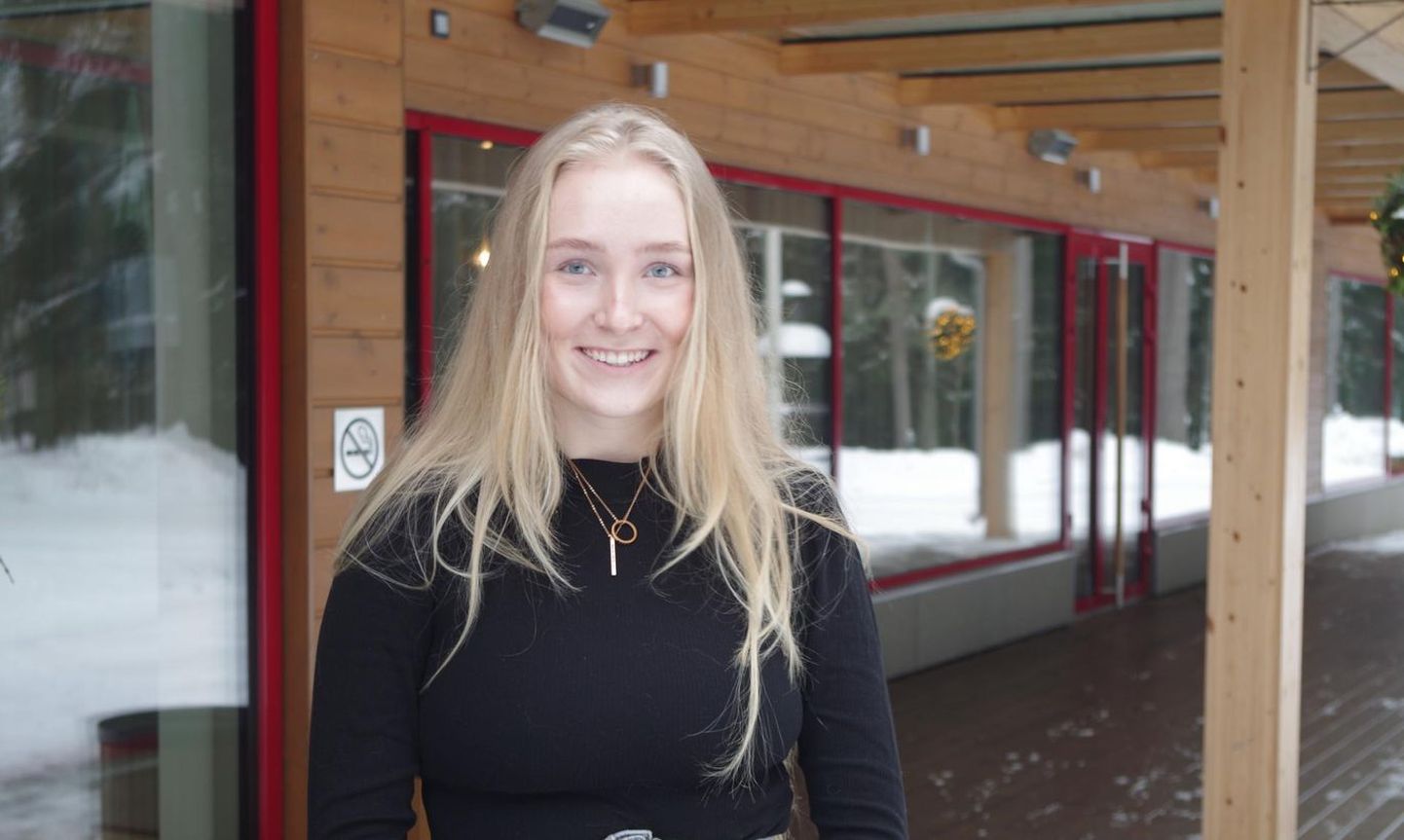 Студентка-медик Анника Ныммик шесть дней проработала добровольцем в Южно-Эстонской больнице.