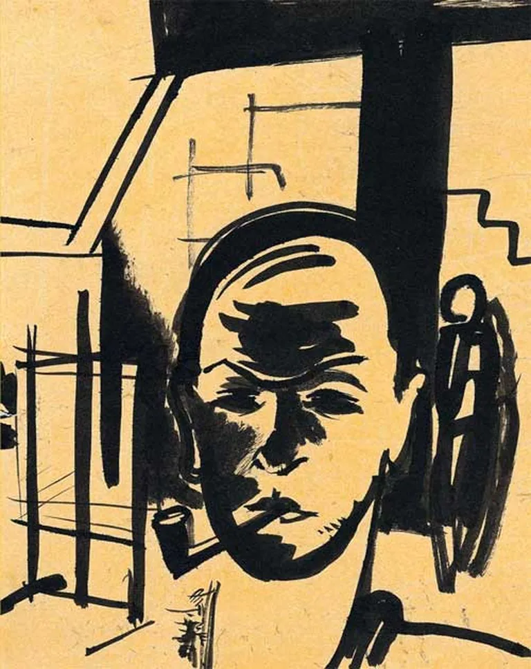 Romans Suta. Pašportrets. 1929