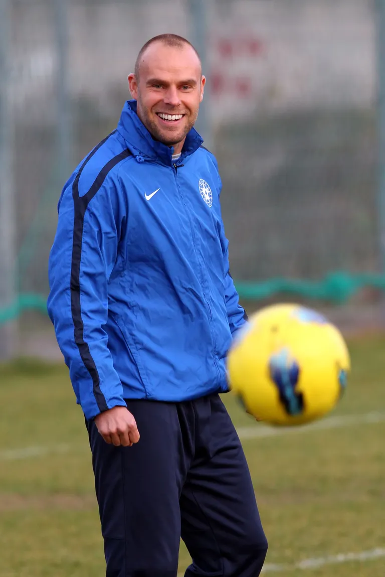 Magnus Pehrsson hoiab Joel Lindperel silma peal. Kas koondisekutse tuleb? FOTO: