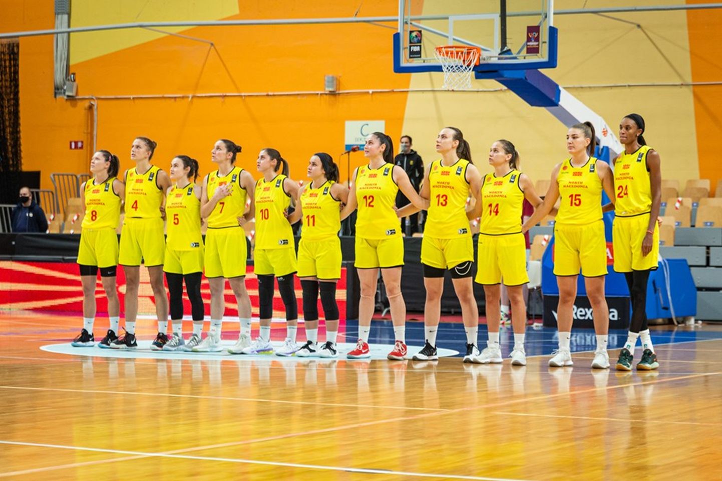 Ziemeļmaķedonijas izlases basketbolistes