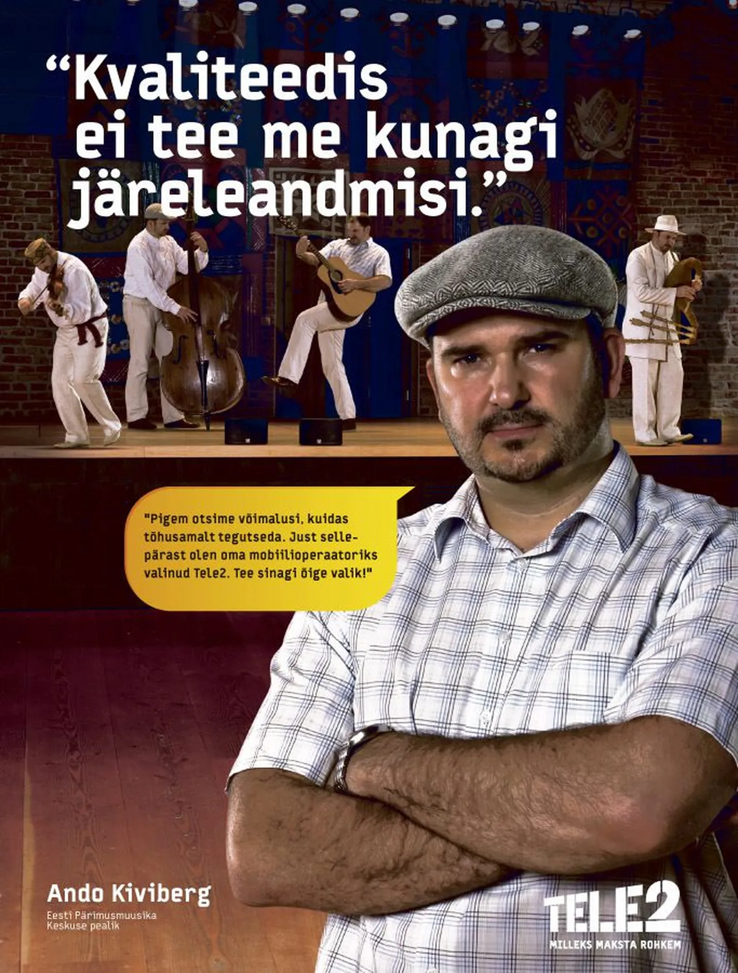 Tele 2-he reklaam valiti veebruari parimaks printreklaamiks.