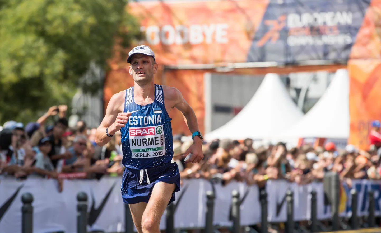 Tiidrek Nurme Berliini maratonil.