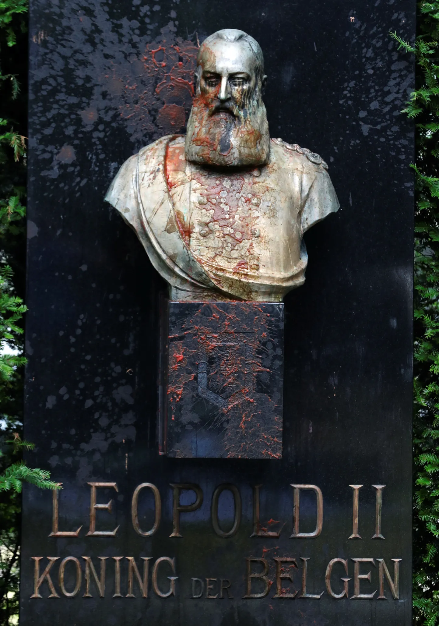 Belgia endise kuninga Leopold II kuju Ghentis