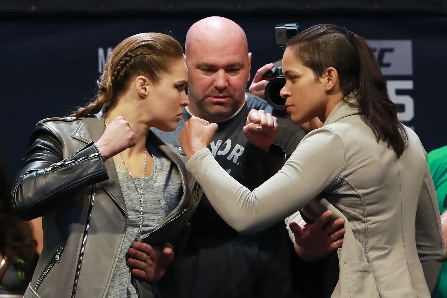 Ronda Rousey ja Amanda Nunes.