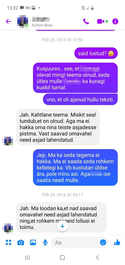 Priit pöördus oma kahtlustega 2016. aastal ka vähemalt ühe teise FC Elva klubi treeneri poole.