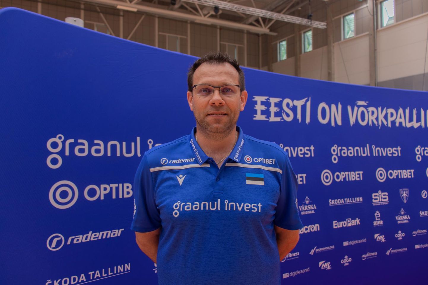 Eesti koondise peatreener Cedric Enard.