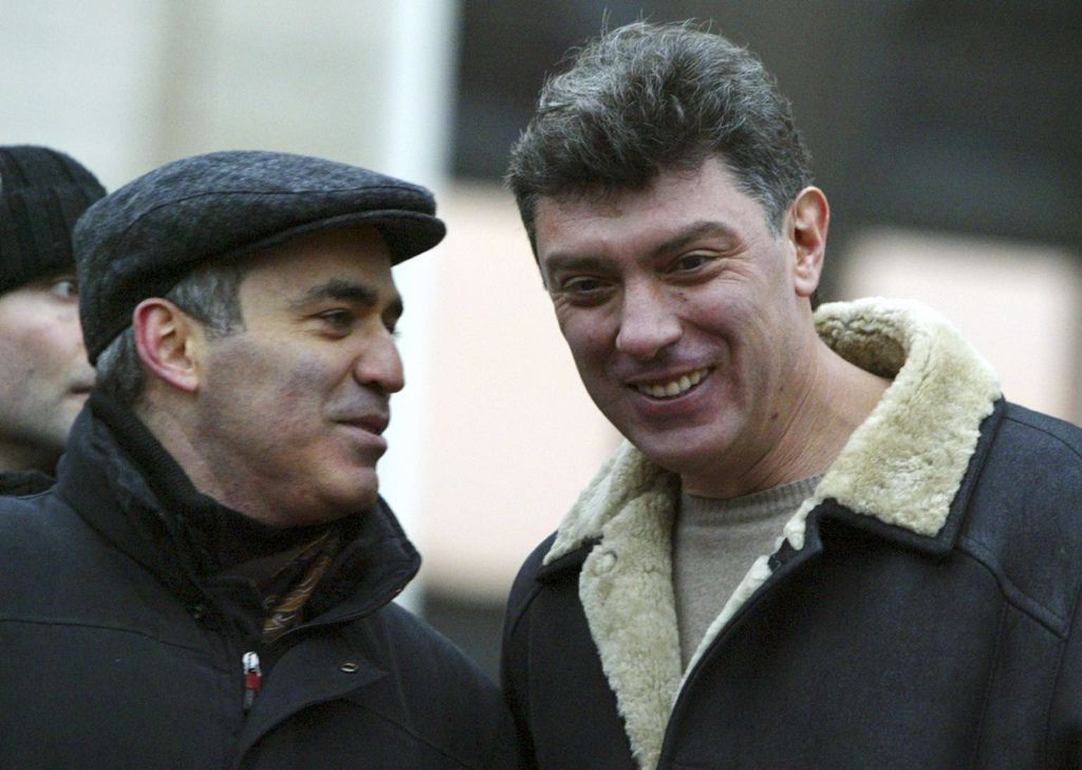 Garri Kasparov (vasakul) ja Boriss Nemtsov