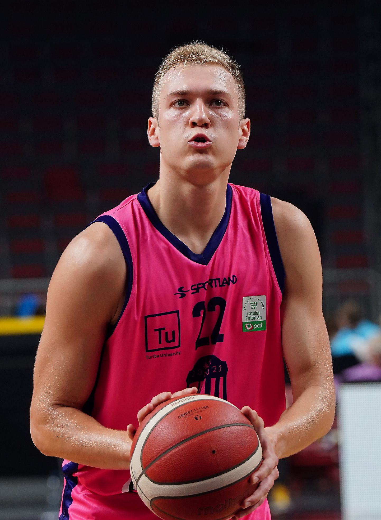 Basketbola klubs "Rīgas Zeļļi" spēlētājs Francis Lācis