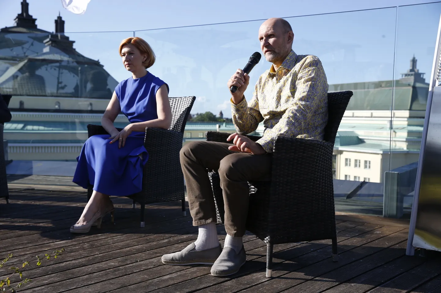 Debatti peavad Isamaa esimeheks kandideerivad Helir-Valdor Seeder ja Lavly Perling.