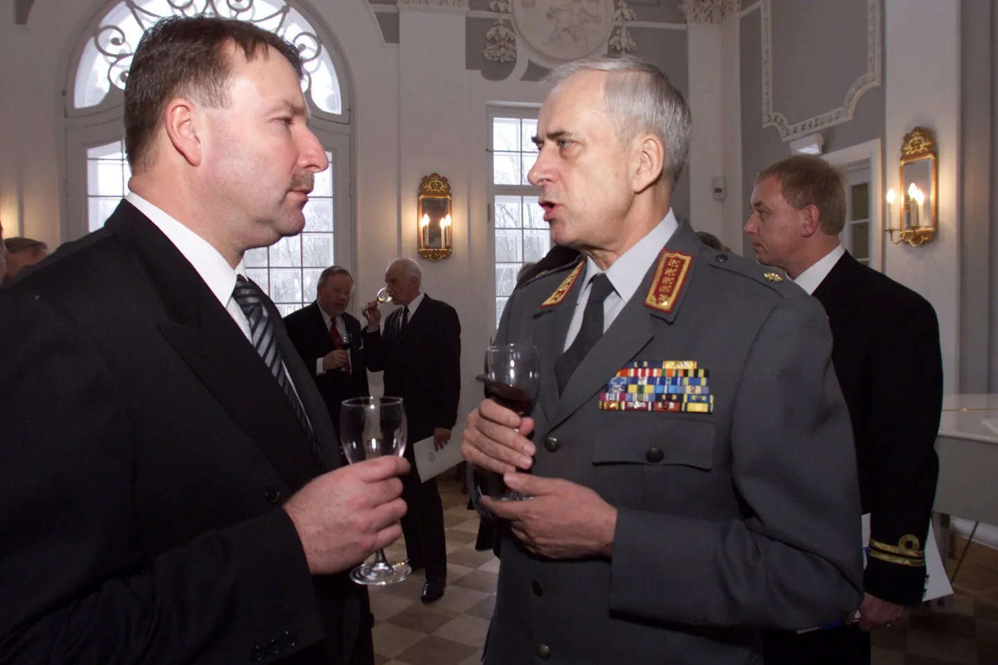 Gustav Hägglund (paremal) ja Tiit Tammmsaar.