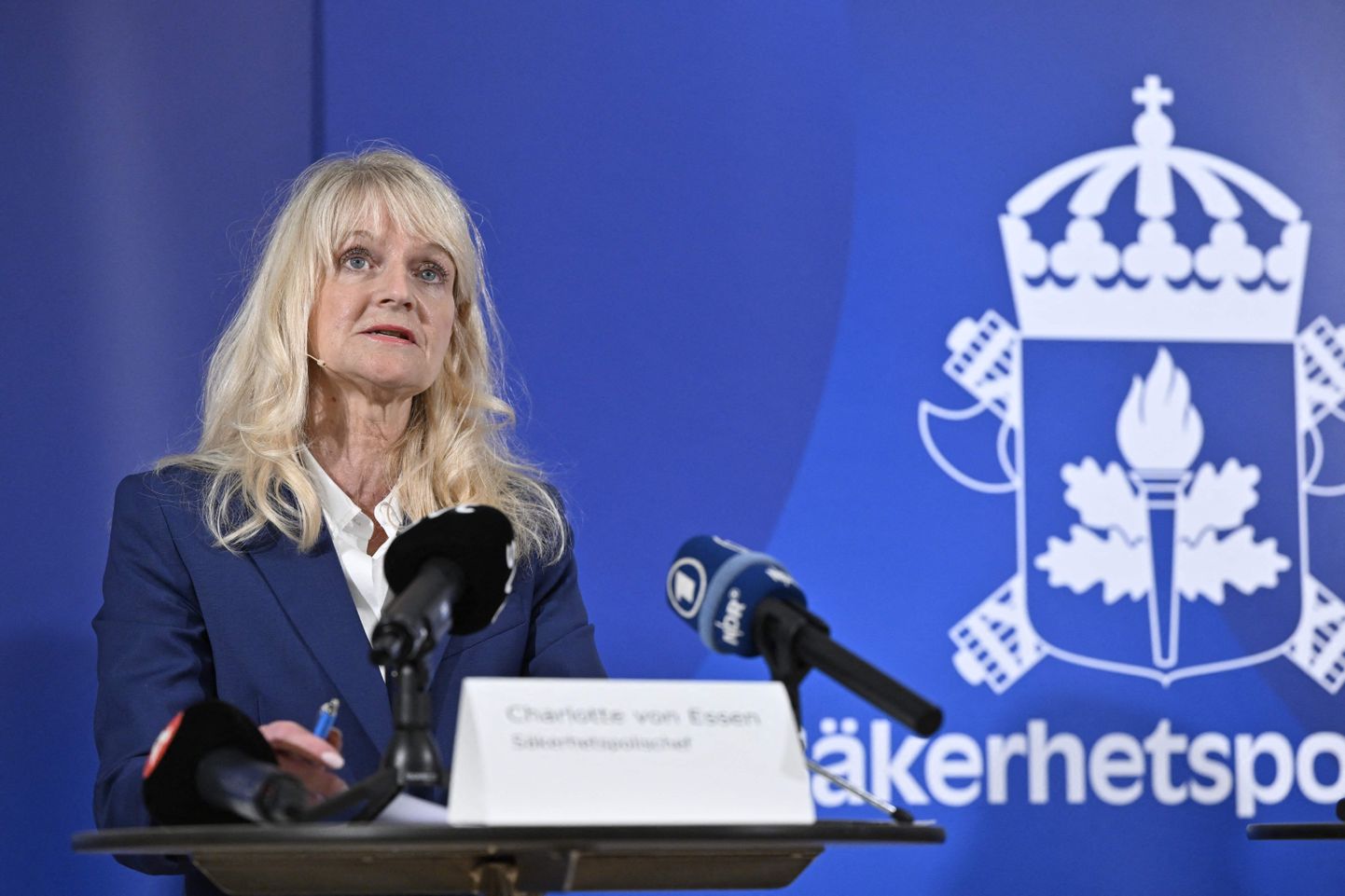 Rootsi kaitsepolitsei juht Charlotte von Essen.