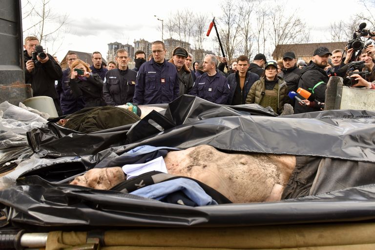 Жертвы российских военных преступлений в Буче.