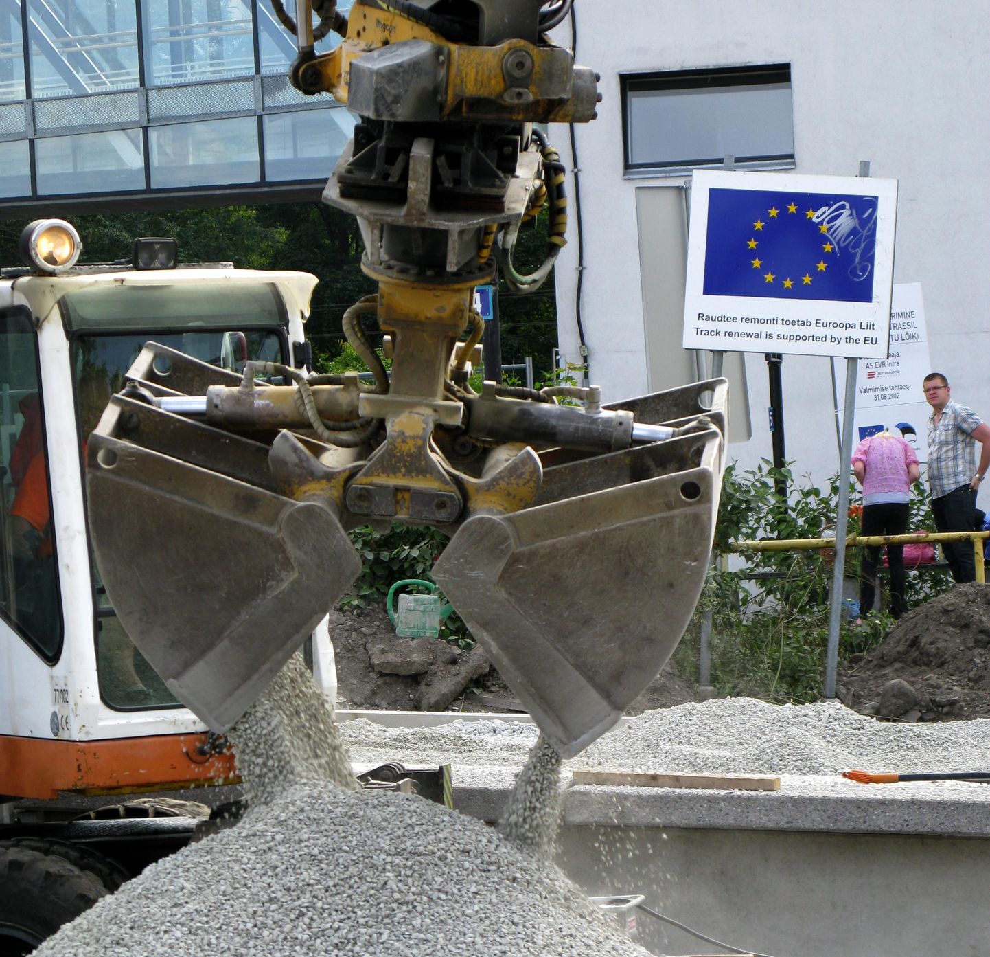 Euroopa Liidu toetus raudtee ehitusel