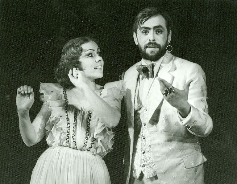 Katrin Karisma ja Juri Krjukov Estonia operetis «Savoy ball» (1982).