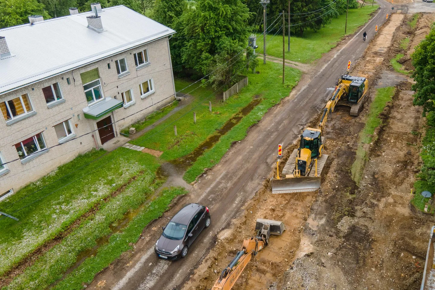 Tamsalu Paide maantee remont kestab oktoobrini.