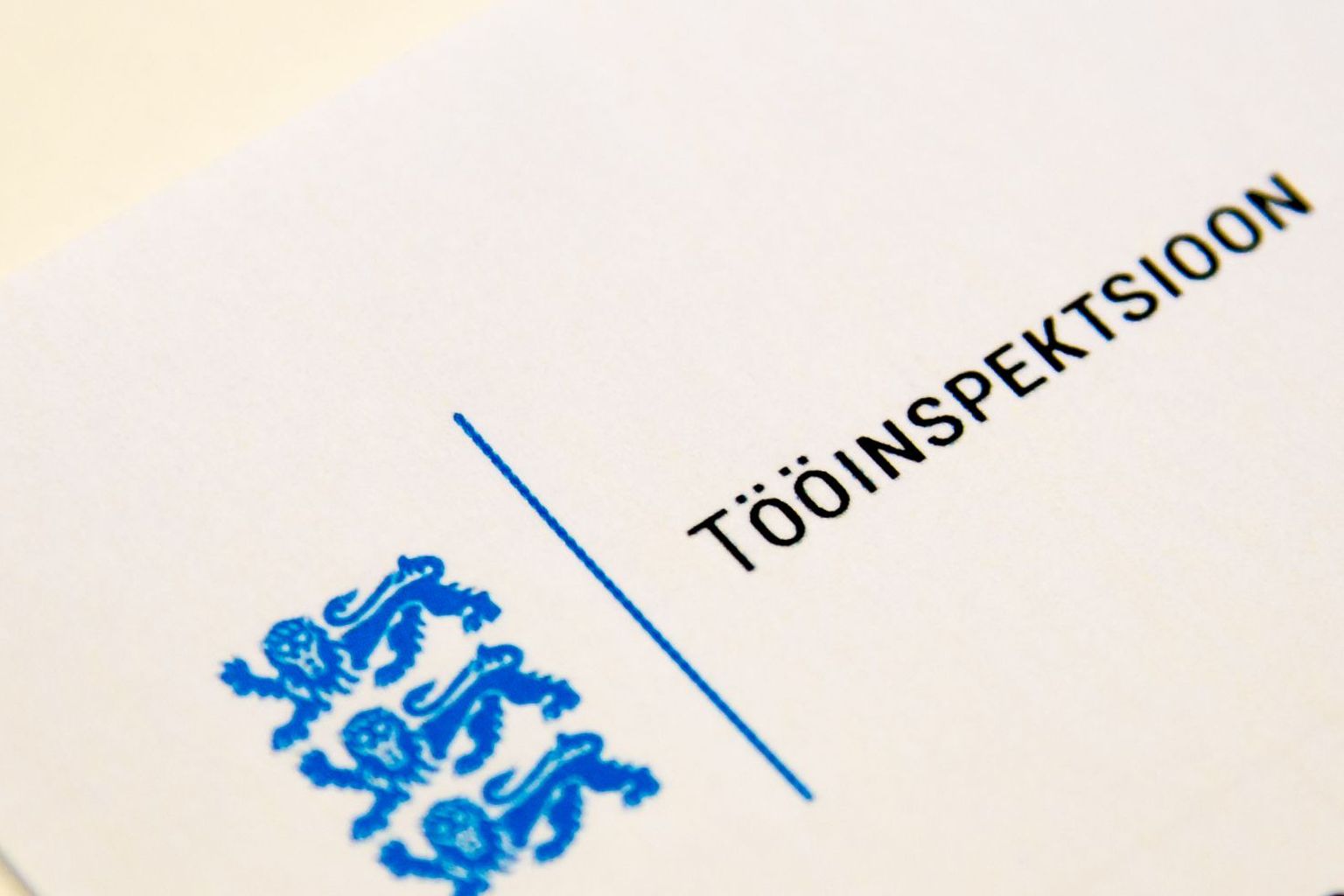 Tööinspektsioon. Foto on illustreeriv.
