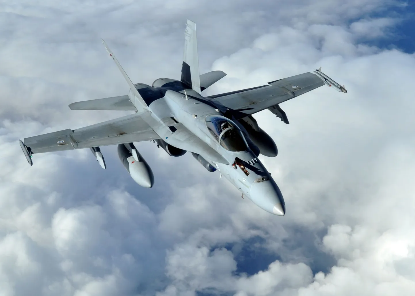 Soome õhujõududele kuuluv Hornet hävituslennuk
