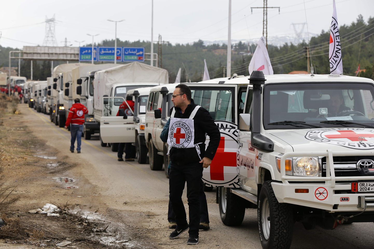 Punase Risti töötajad Süürias.