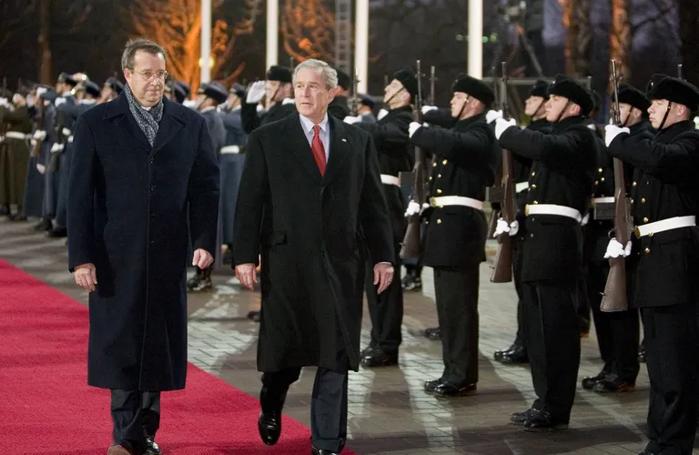 George W. Bush ja Toomas Hendrik Ilves Tallinnas.