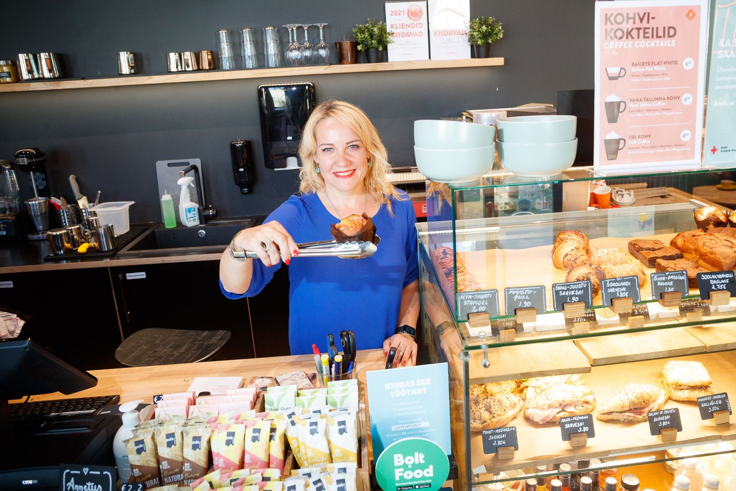Reitan Convenience Estonia personalijuht Piret Aess Tartu mnt 80 Caffeines.