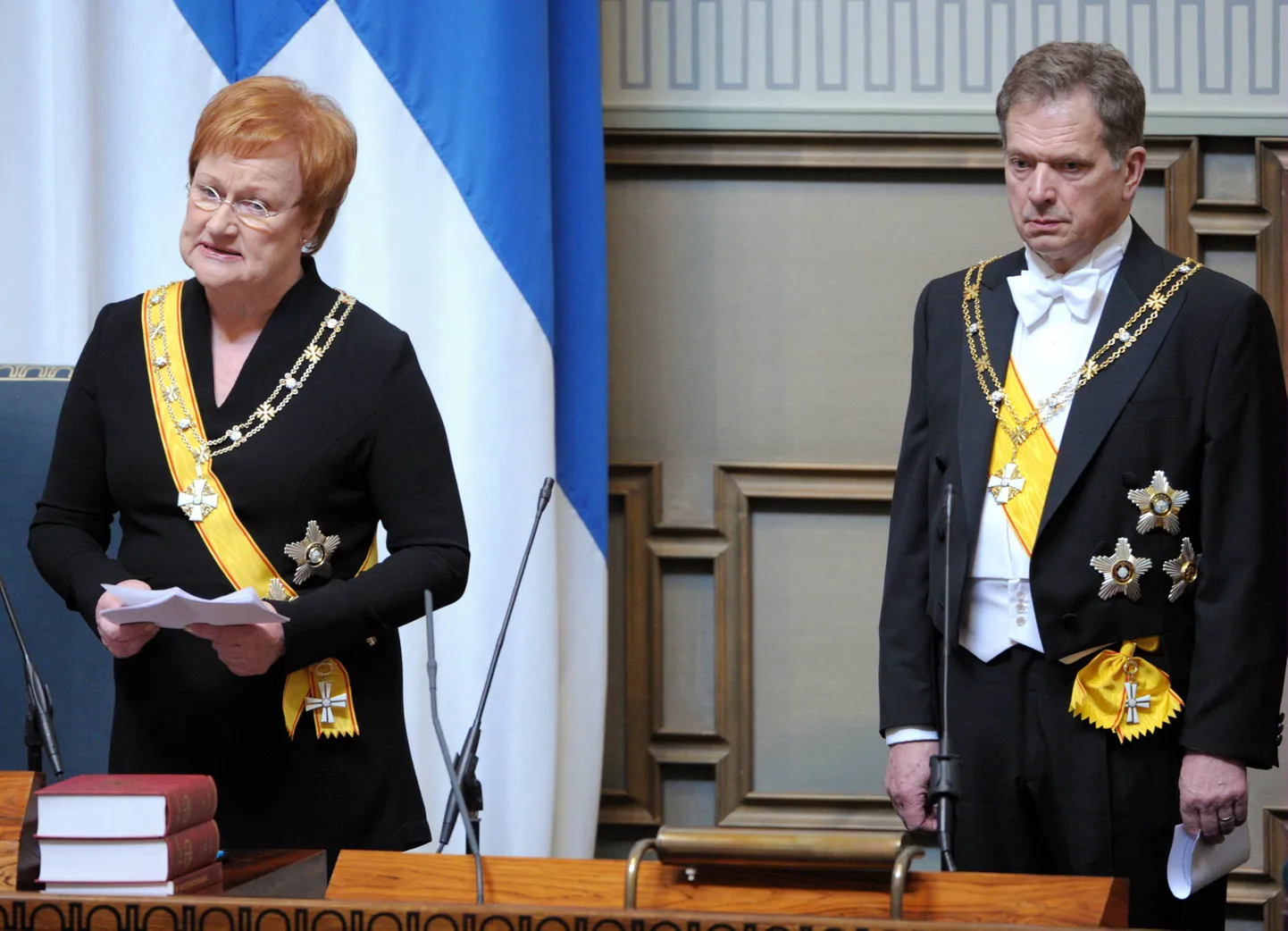 Sauli Niinistö ja Tarja Halonen