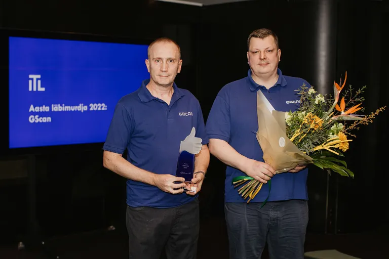 ITL-i auhinna võtsid vastu GScani esindajad Hannes Plinte ja Mart Mägi.