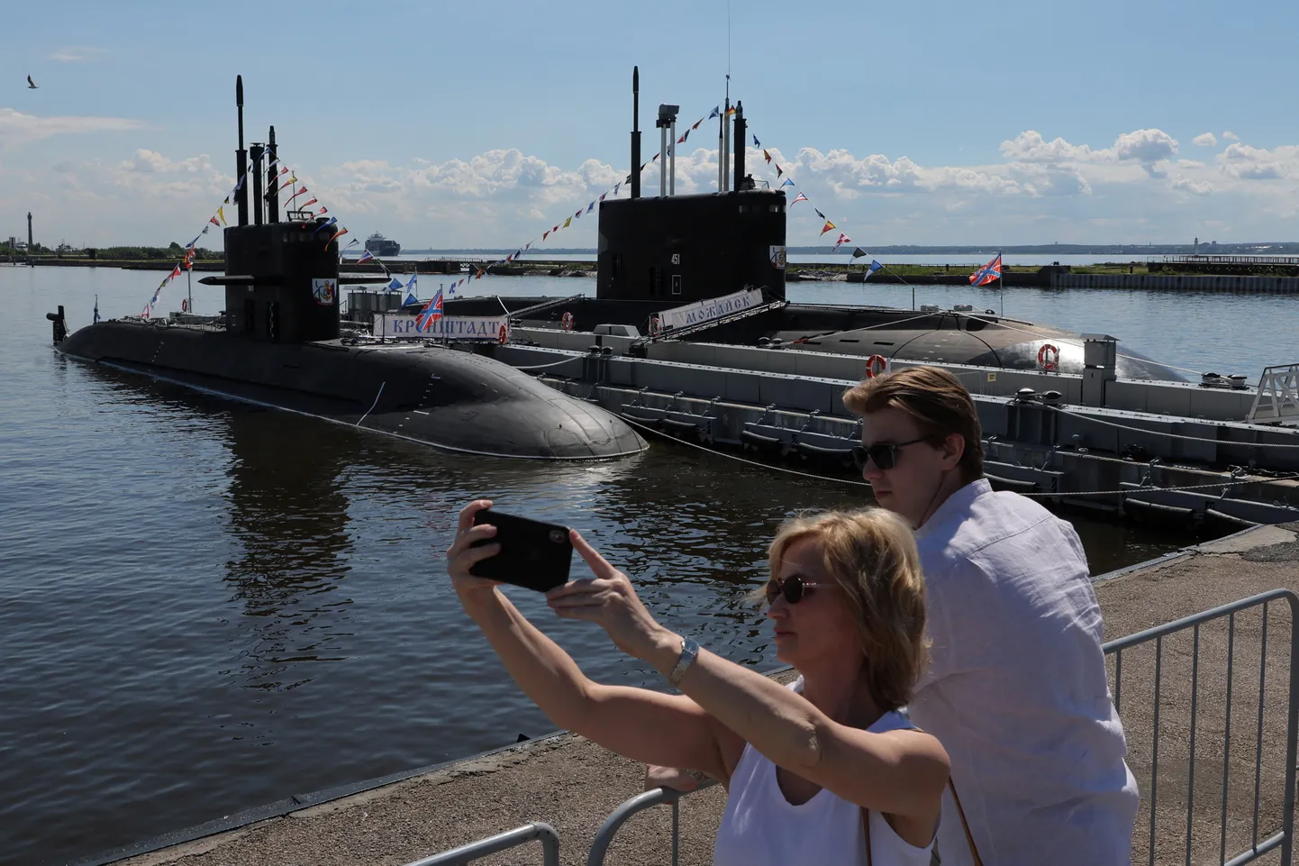 Подводные лодки Балтийского флота ВМС РФ в Кронштадте, 2024 год.