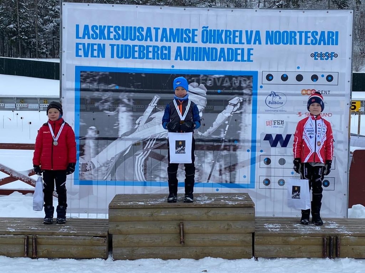Vanusegrupi M8 parimad: esikohale tuli otepäälane Kaspar Kärp (Kagu Biathlon), teisele kohale Andre Vanasaun (Nõmme Spordiklubi) ja kolmandaks Tommi-Robin Tallermaa (Nõmme spordiklubi).