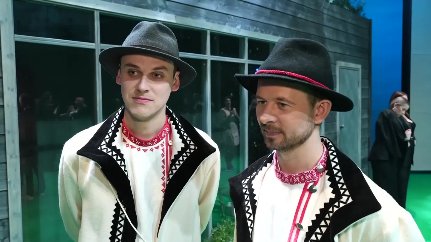 Muusikud Matis Leima ja Jalmar Vabarna.