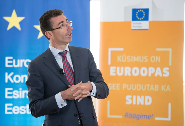 Euroopa Komisjoni juhtivametnik Marc Lemaître. Foto: