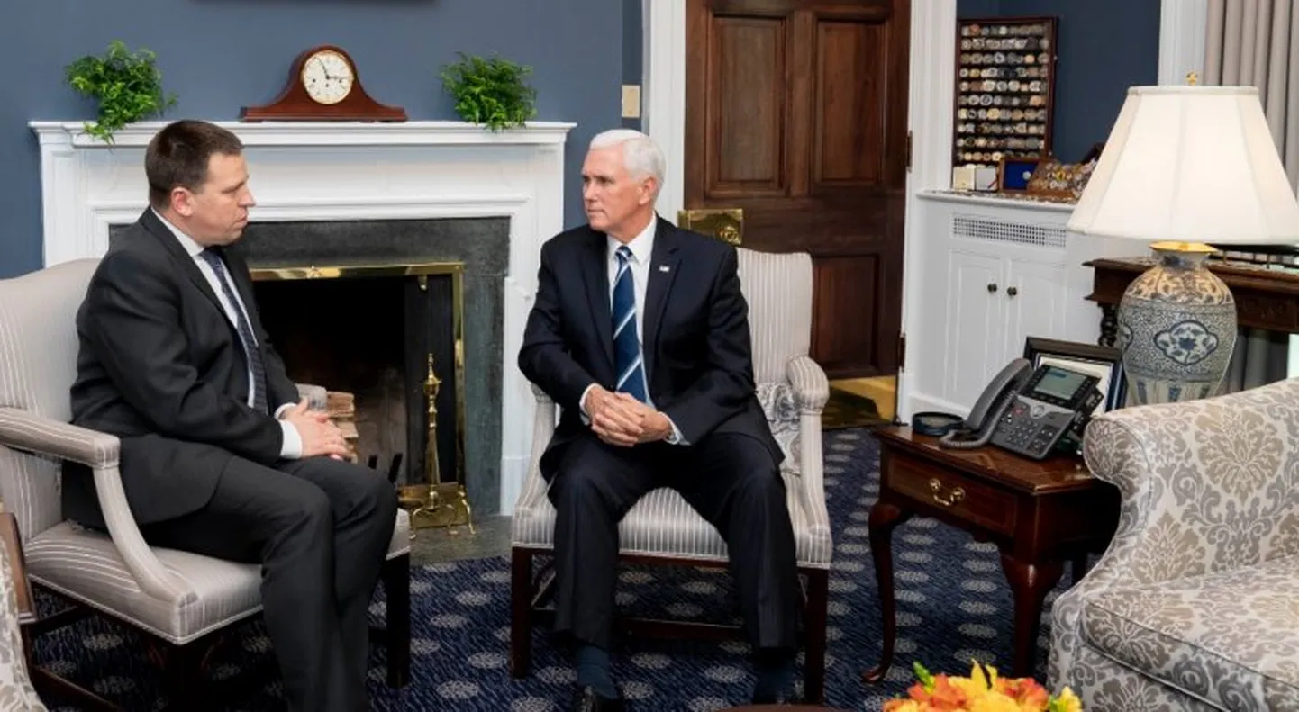 Jüri Ratas ja Mike Pence