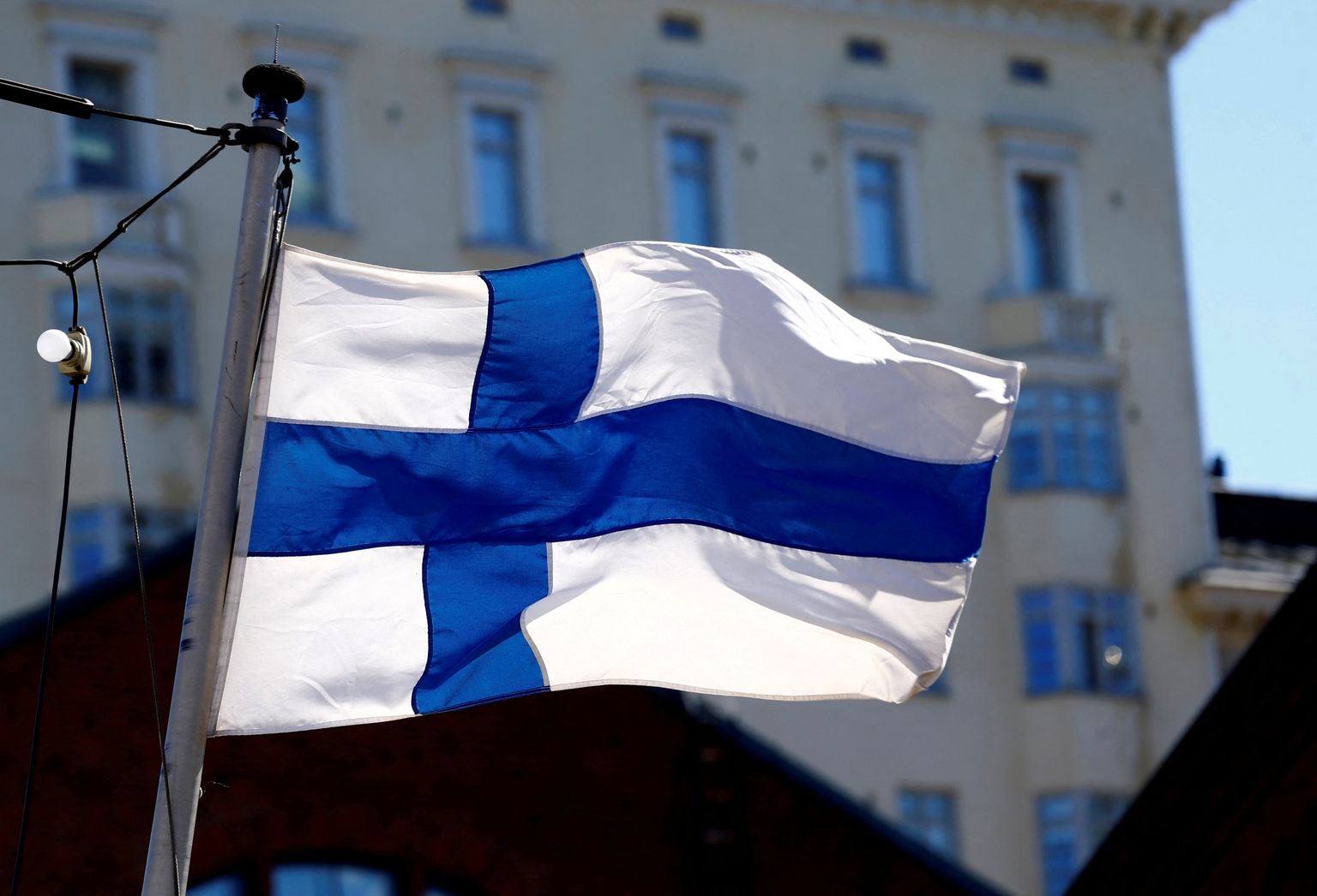 Финский флаг.