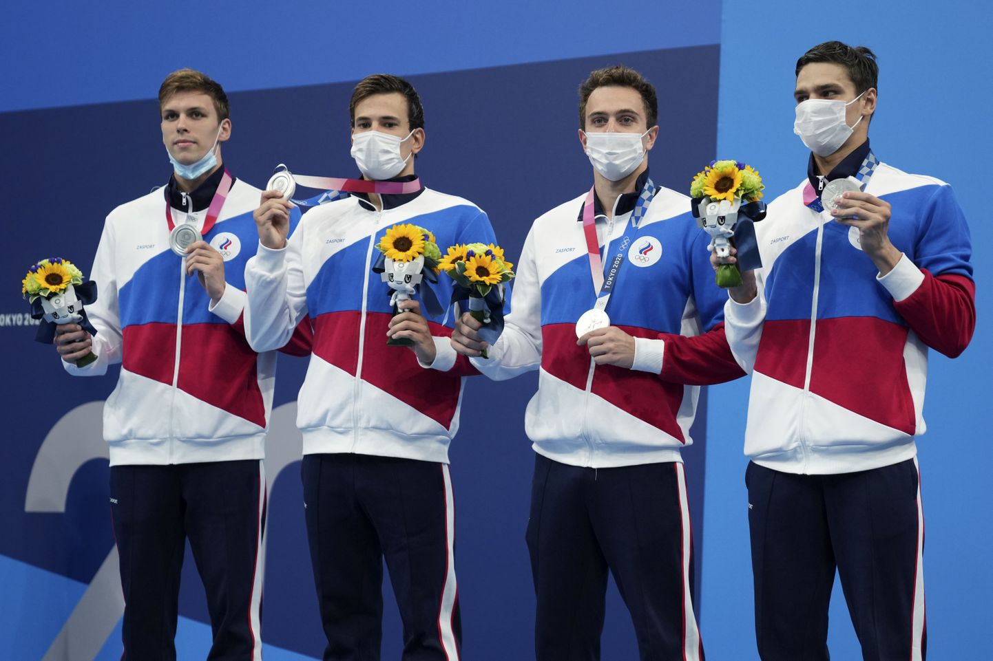 Venemaa ujujad Tokyo olümpial.
