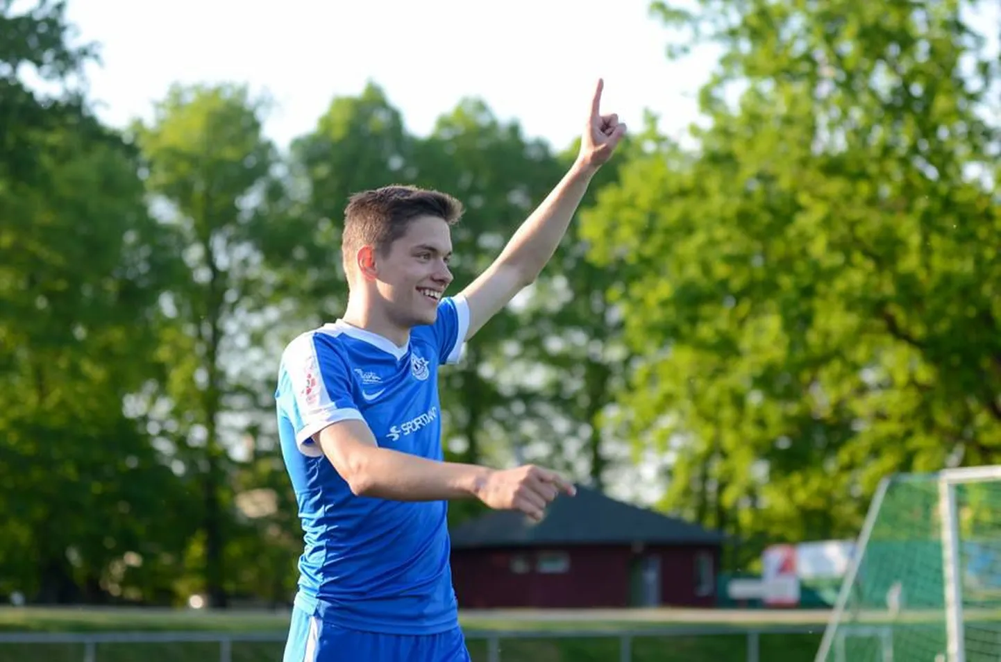 Tartu Tammeka ääremängija Rasmus Tauts.