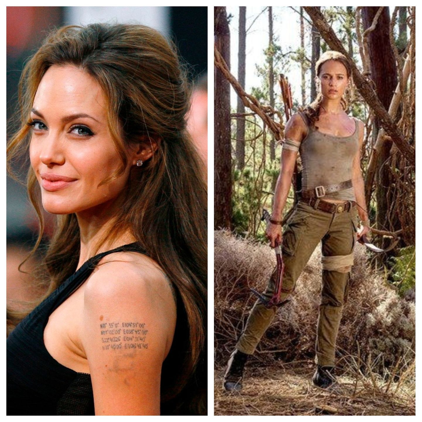 Angelina Jolie versus Alicia Vikander