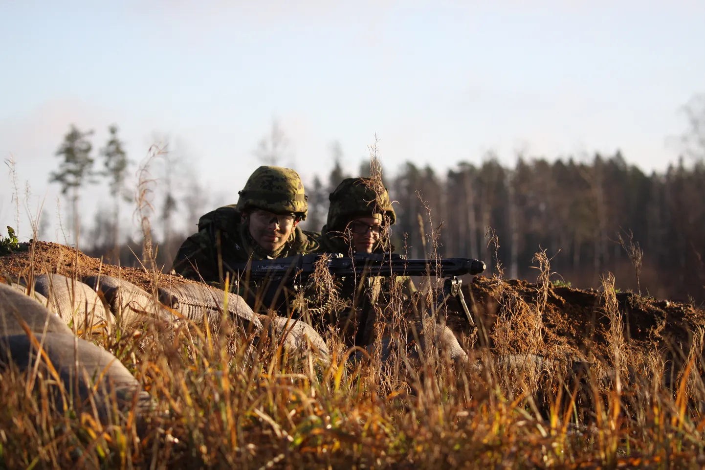 Järva maleva kaitseliitlased õppusel Põhjakonn.