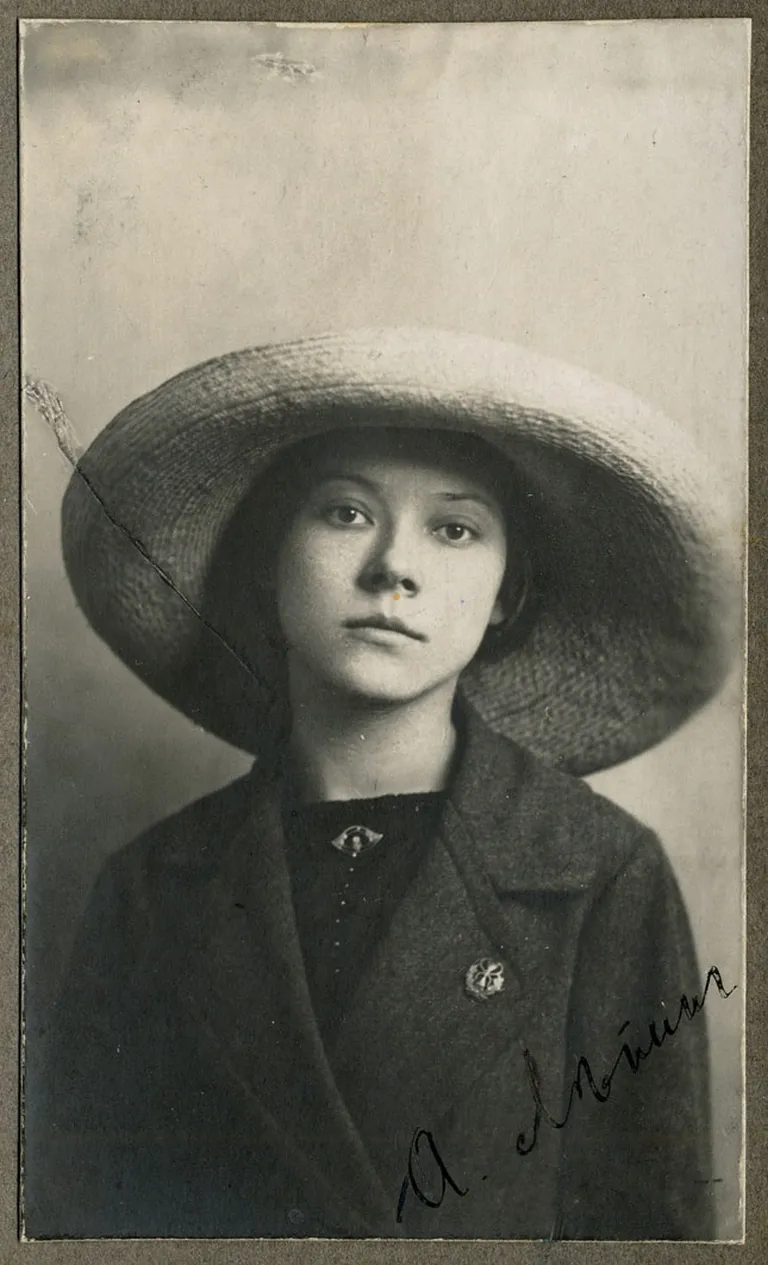 Anna Lāce studiju gados. Ap 1912–1914.
