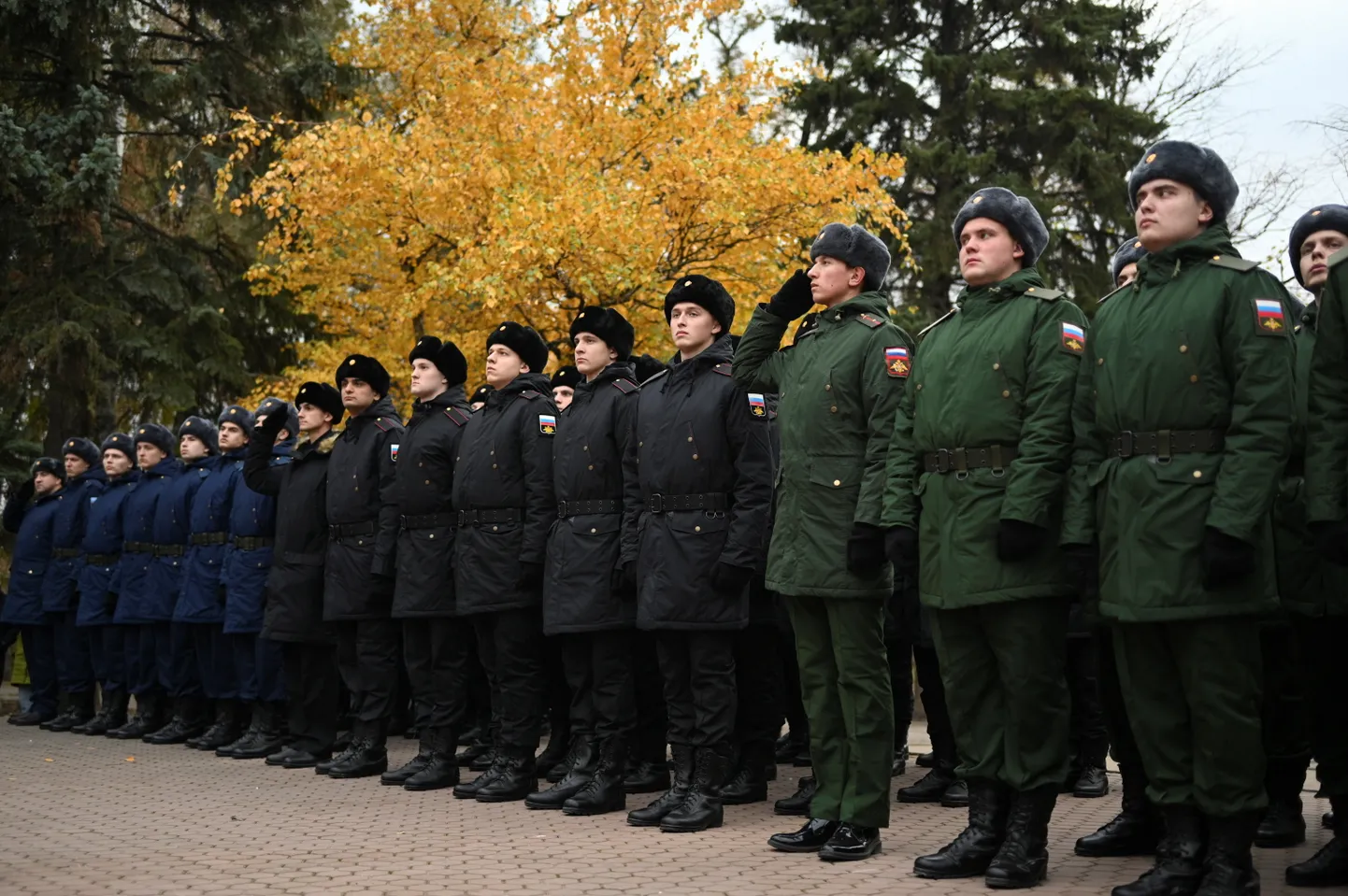Vene ajateenijad rivistuvad Rostovi piirkonnas, november 2024. a.