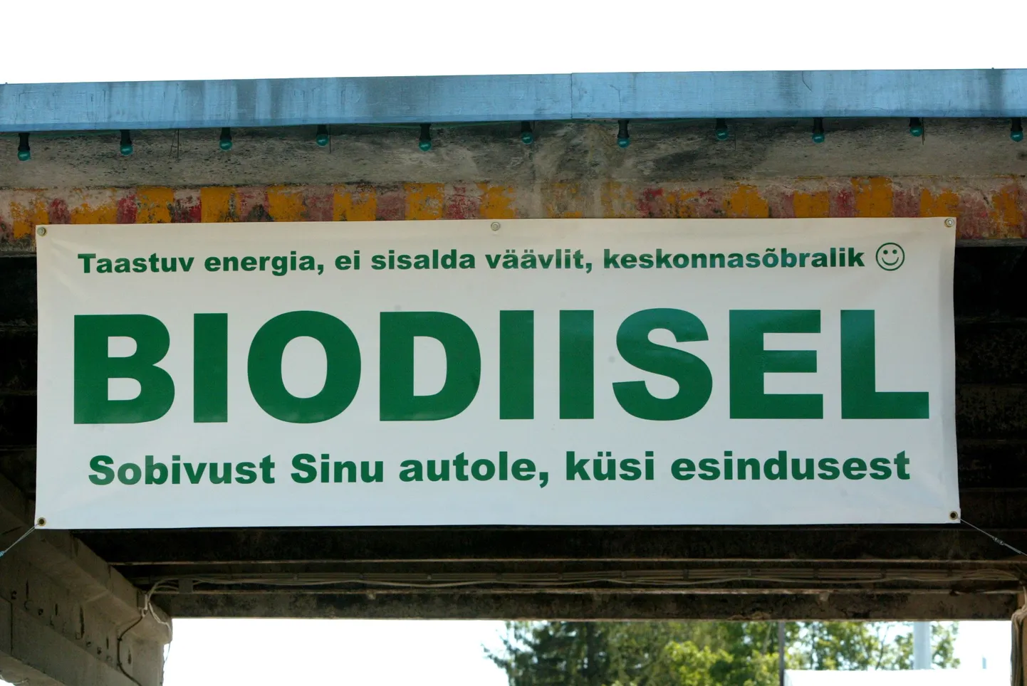 Biodiisli reklaam.
