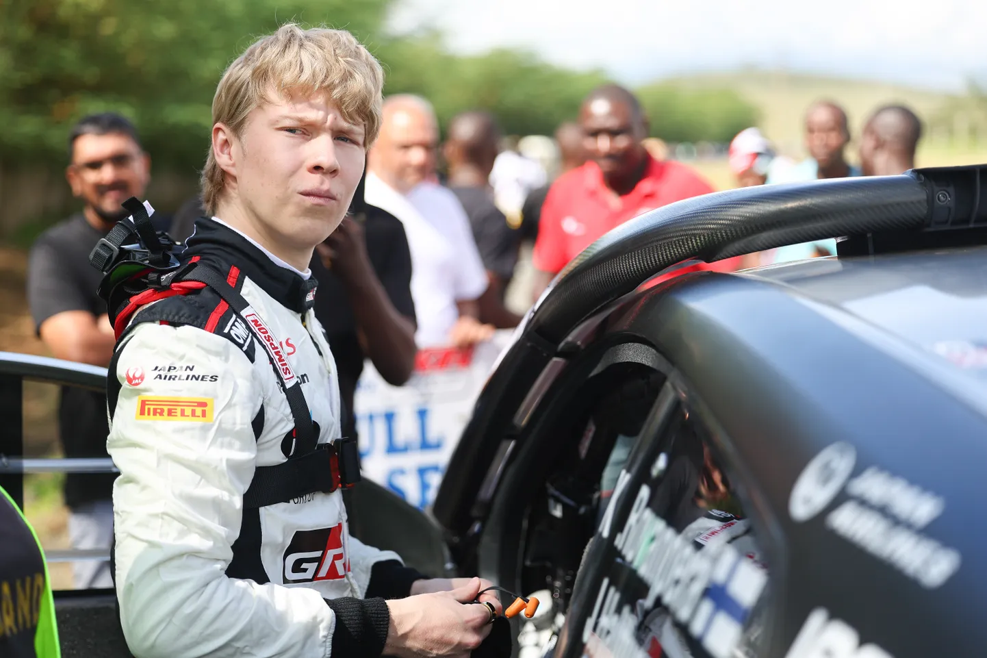 Kalle Rovanperä Keenia MM-rallil.