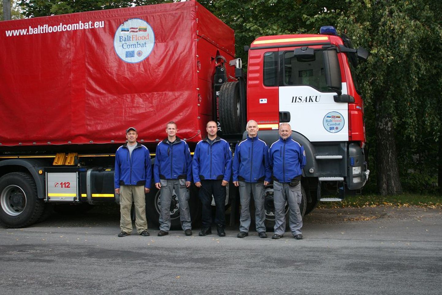 Päästeameti kõrge võimsusega pumpamismooduli meeskond sõidab Leetu Balti riikide ühisele pumpamismeeskondade õppusele.