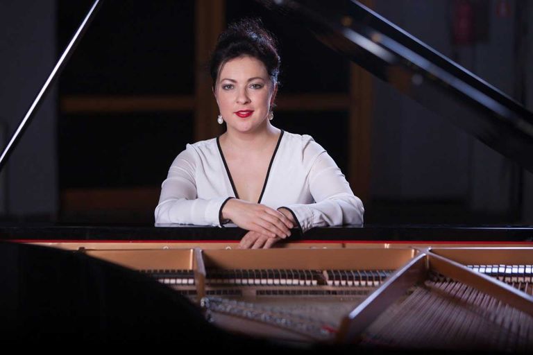 Pianiste Agnese Egliņa.